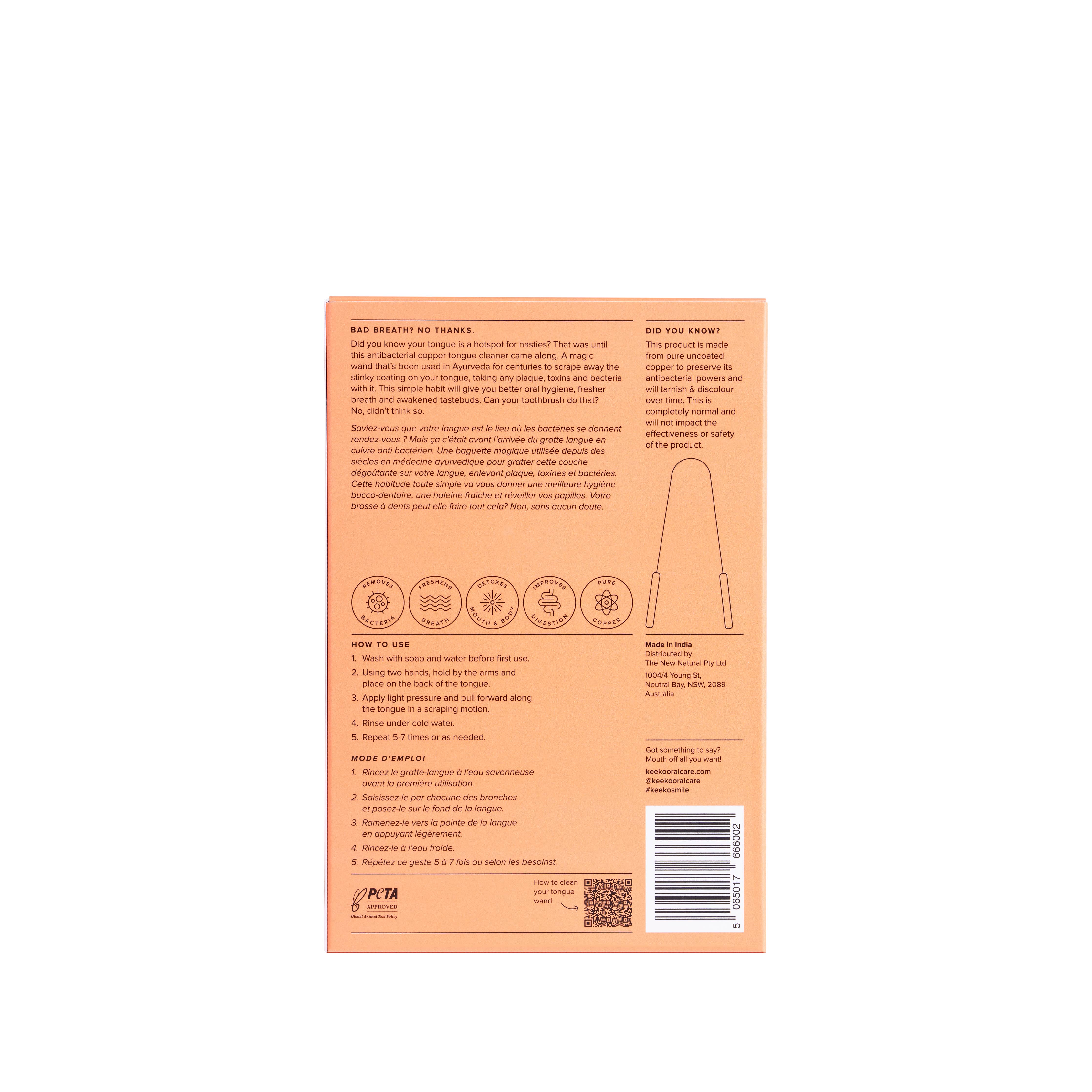 🧡 Keeko Premium Copper Tongue Cleaner – $15 | Doctor-Tested, Feel the Fresh Difference!