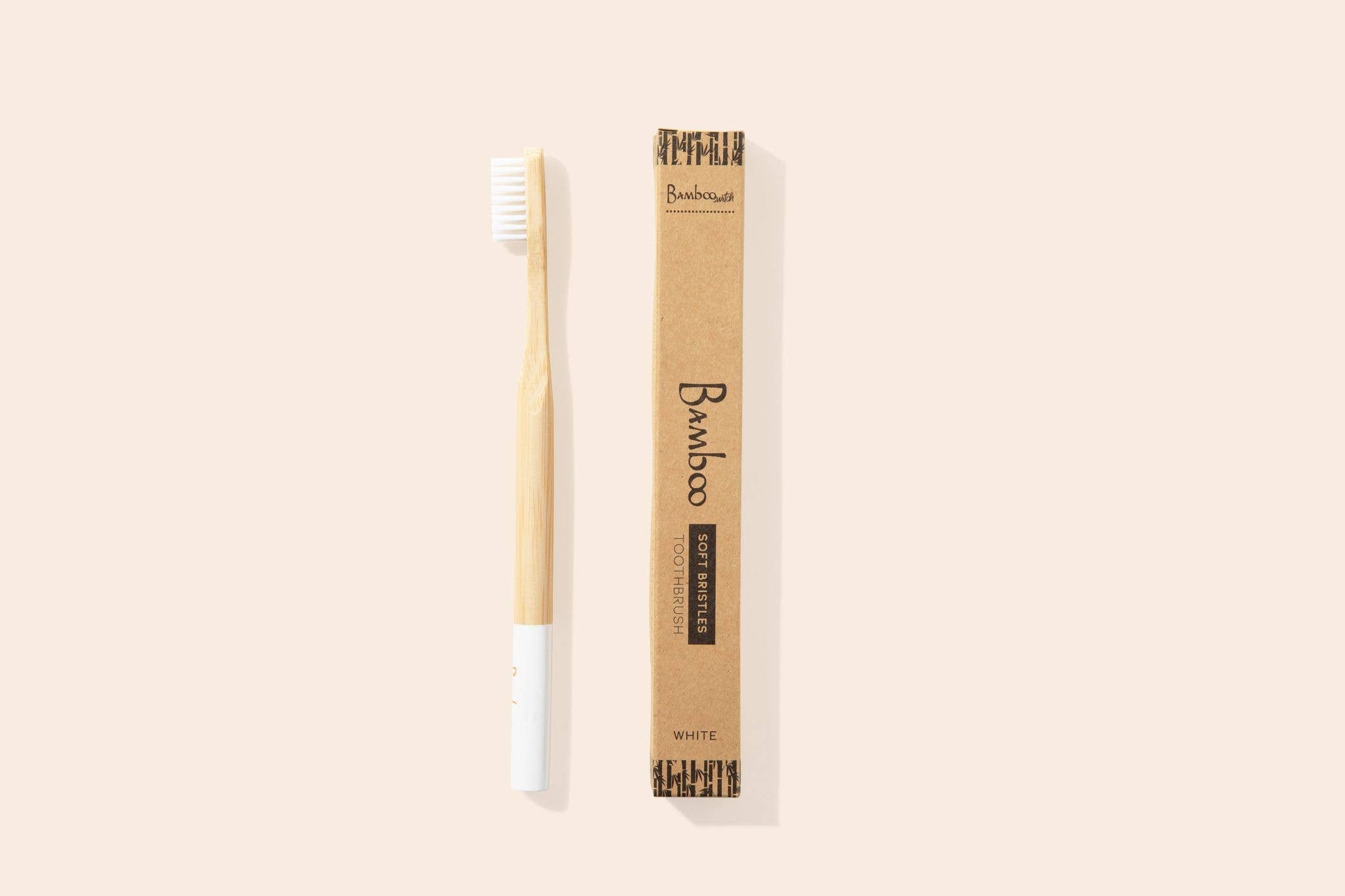 Bamboo Adult Toothbrush | White | Dental Bestseller