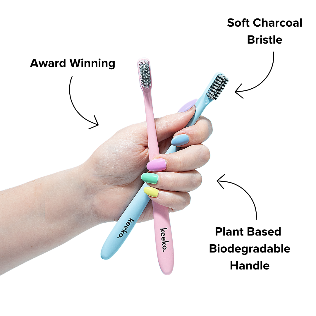 One Good Brush - Biodegradable Toothbrush: Blue