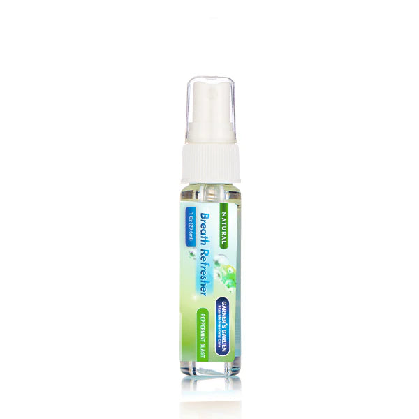 Garners Garden Natural Breath Freshener Spray – 1 oz | Oxygen + Pure Peppermint Oil