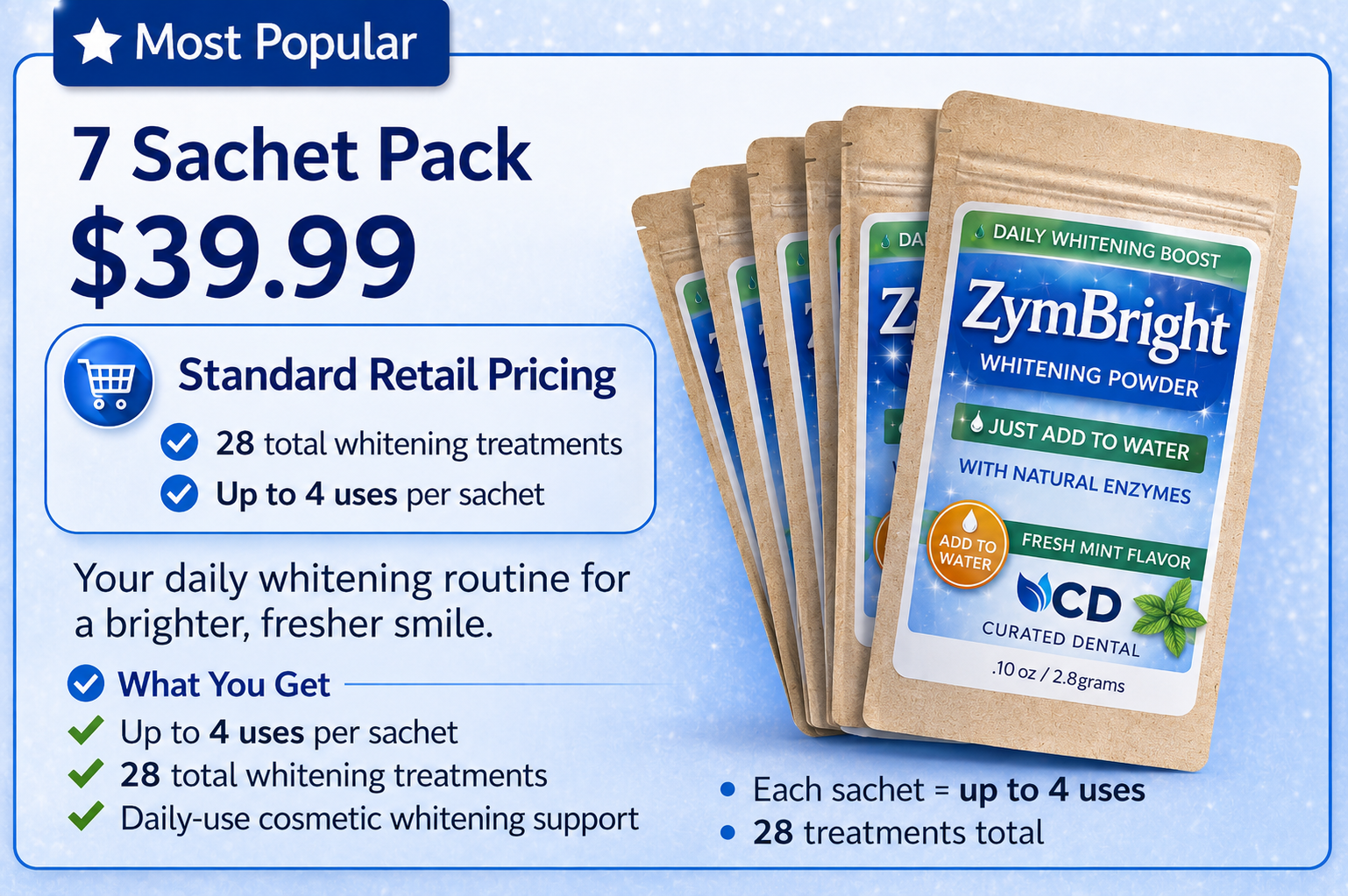 ✨🦷 ZymBright™ Enzyme Whitening Powder — Daily Whitening Solution 🌿♻️ 🚀 Available Today!