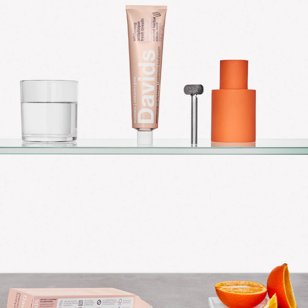 🌿 Davids Premium Toothpaste – Herbal Citrus Peppermint 🍋🌱🦷 | 5.25 oz