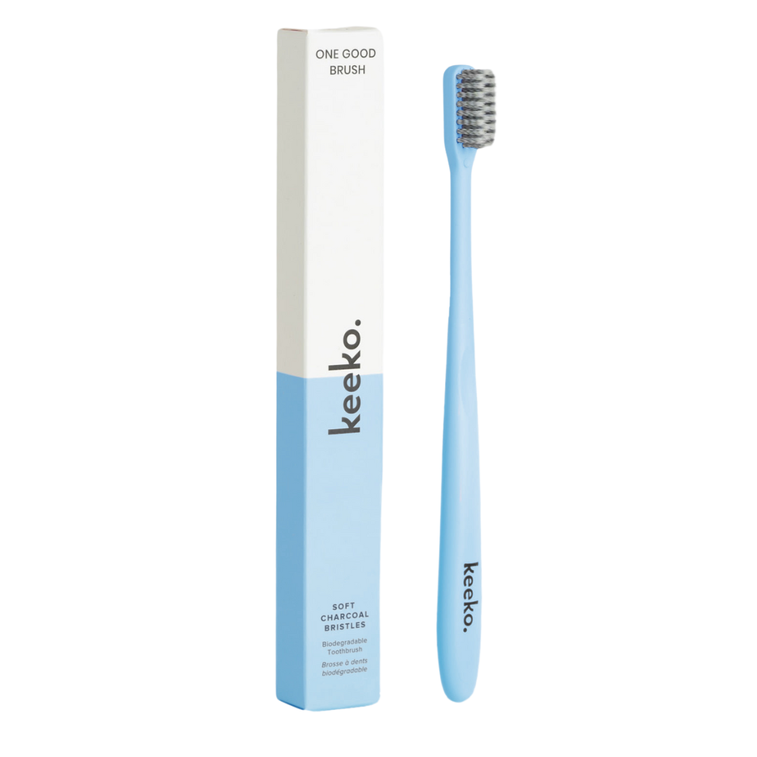 One Good Brush - Biodegradable Toothbrush: Blue