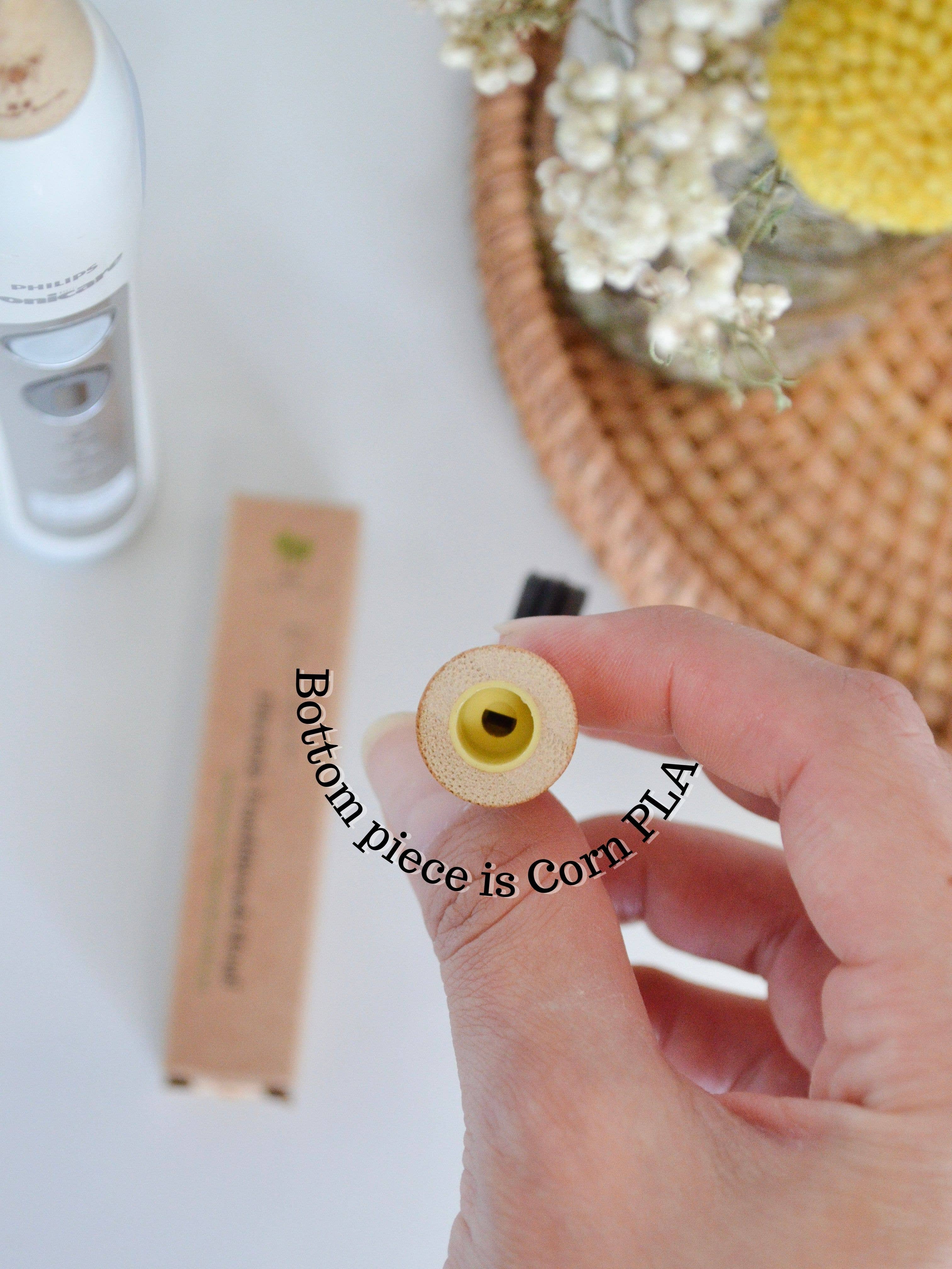 4-Pack Bamboo Electric Toothbrush Heads- Sonicare Compatible