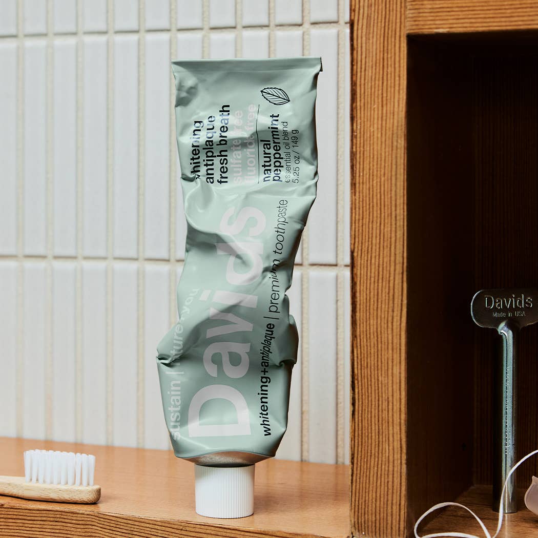 Davids premium toothpaste / peppermint