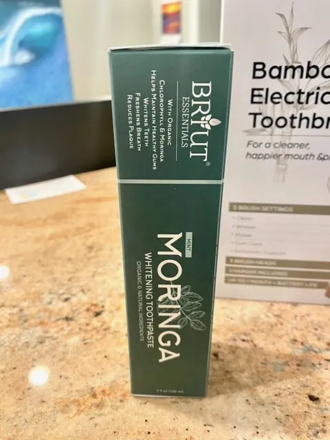 šæ Bruit⢠Bamboo Electric Toothbrush + Moringa Whitening Toothpaste ā $79.99