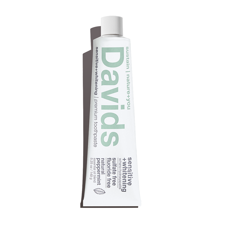 Davids sensitive+whitening nano-hydroxyapatite premium tooth