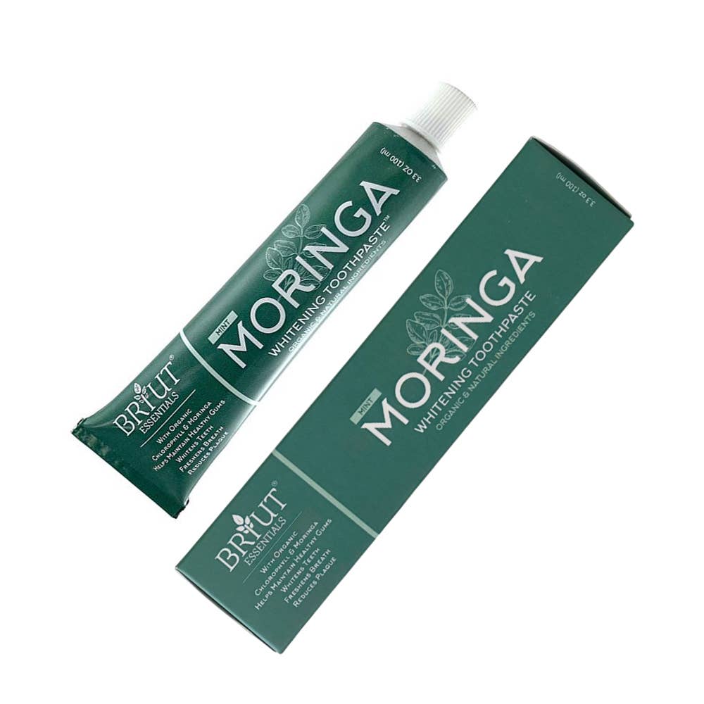 Organic Moringa Whitening Toothpaste (Sustainable Packaging)
