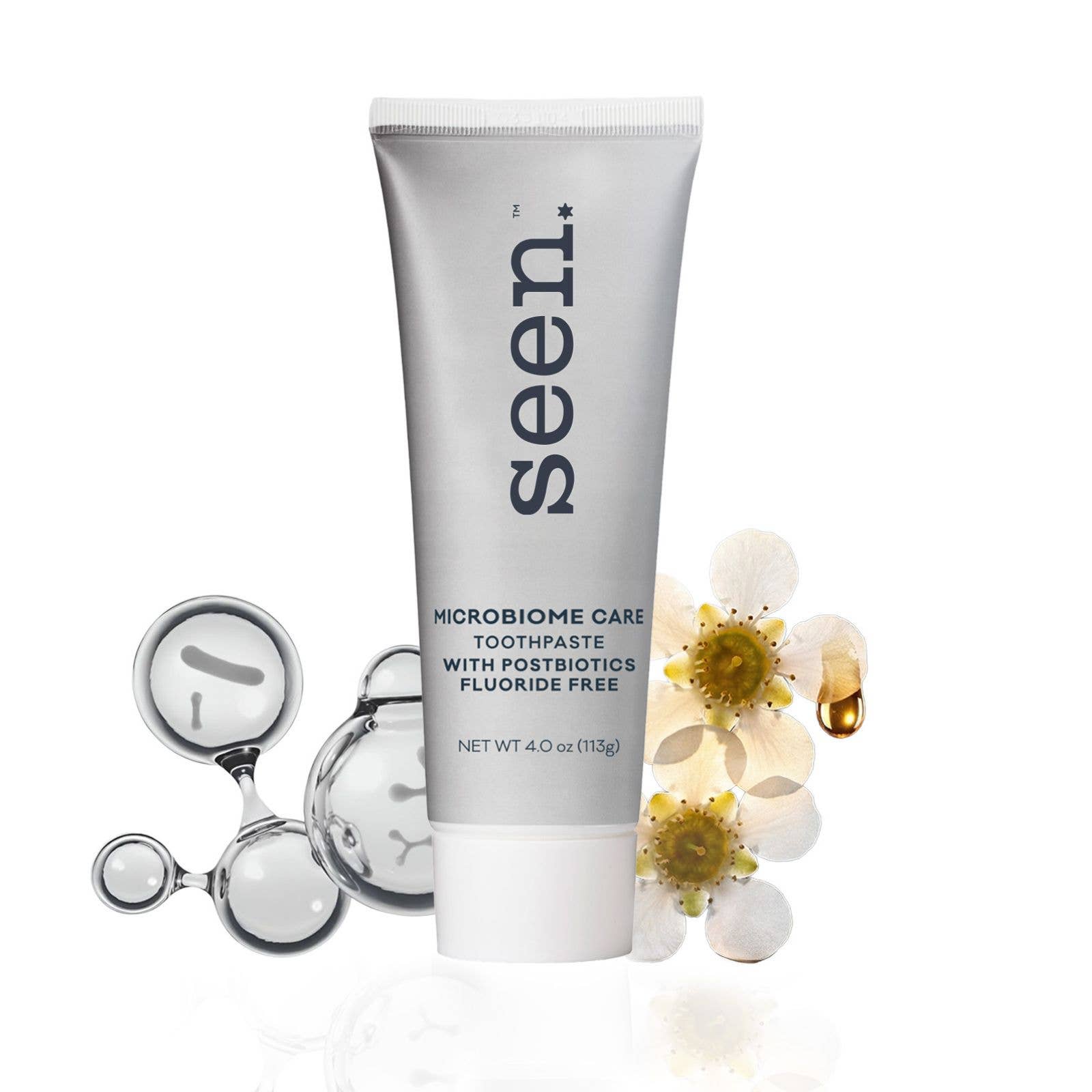 SEEN Microbiome Care Toothpaste | HA + Postbiotics, NZ Made