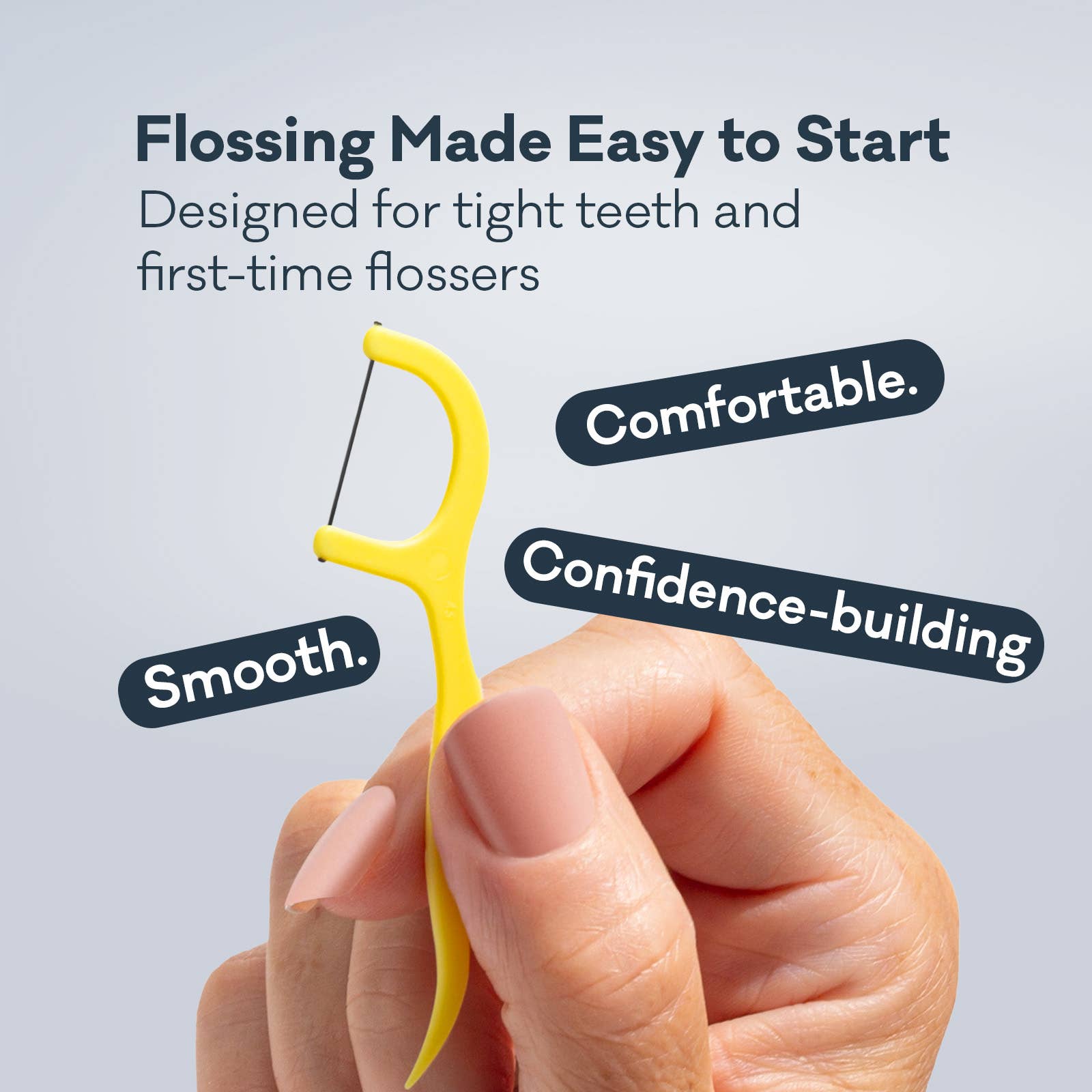SEEN Ultra Clean Floss Picks 80pk | Charcoal Infused