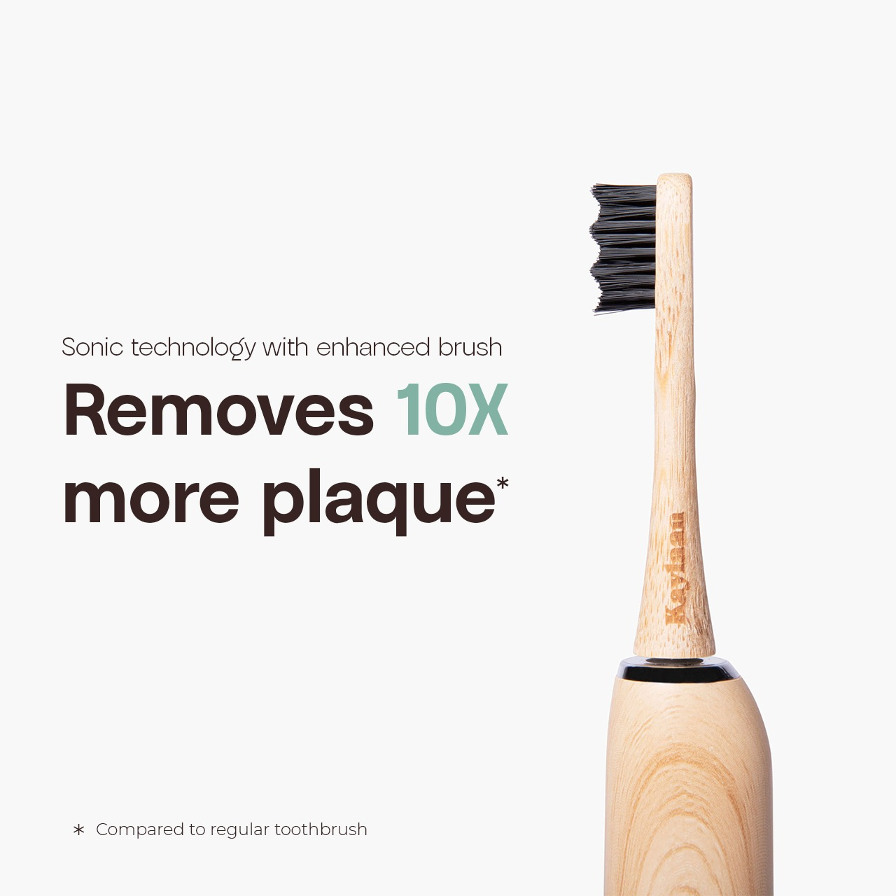 🪥 Kaylaan Electric Bamboo Toothbrush – Compostable Heads 🌿