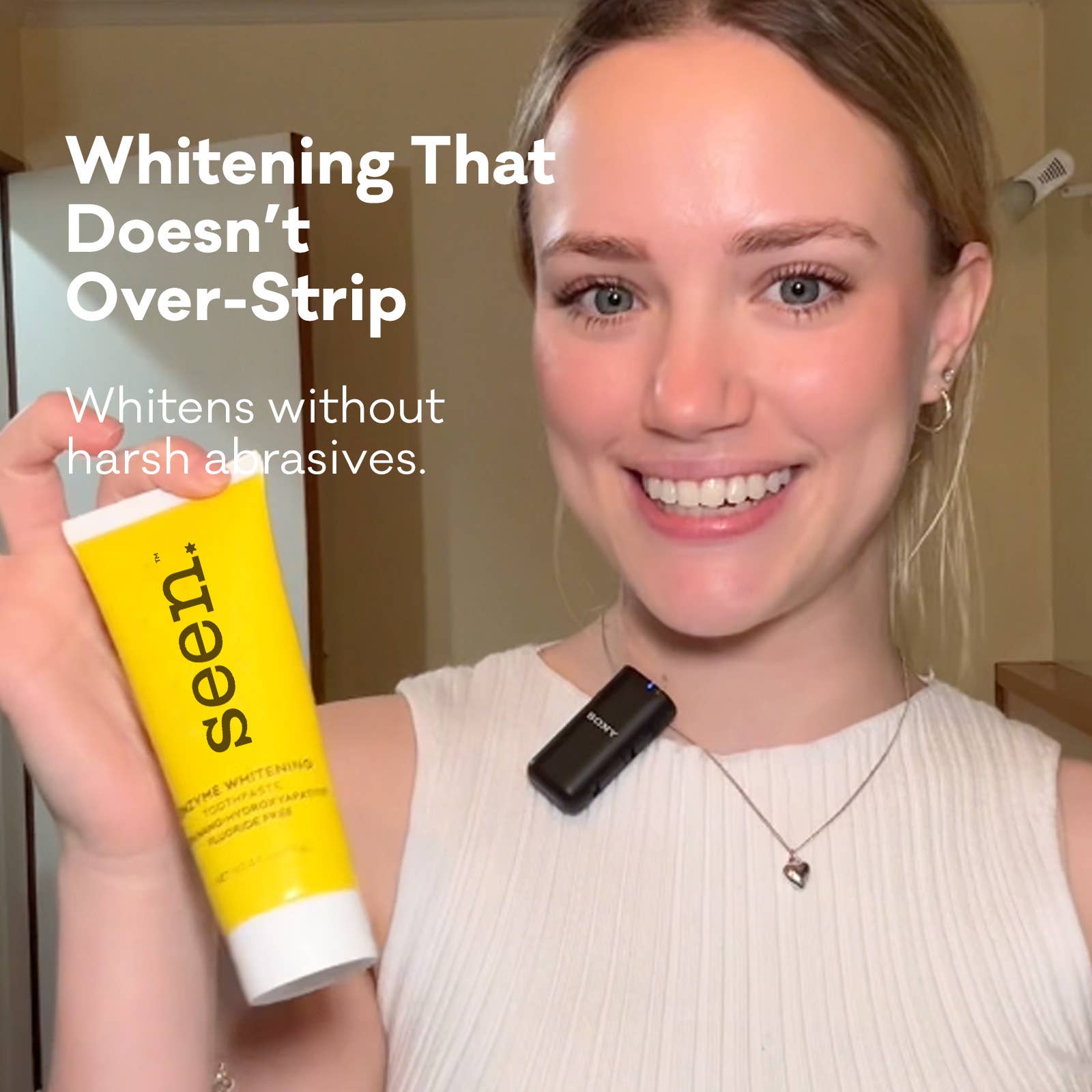 SEEN Enzyme Whitening Toothpaste | N-HA Formula, NZ Made