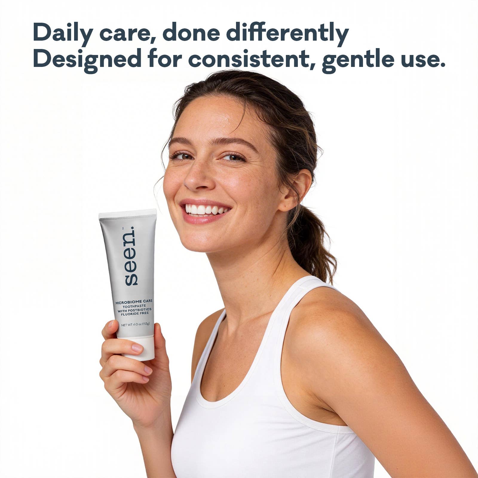SEEN Microbiome Care Toothpaste | HA + Postbiotics, NZ Made