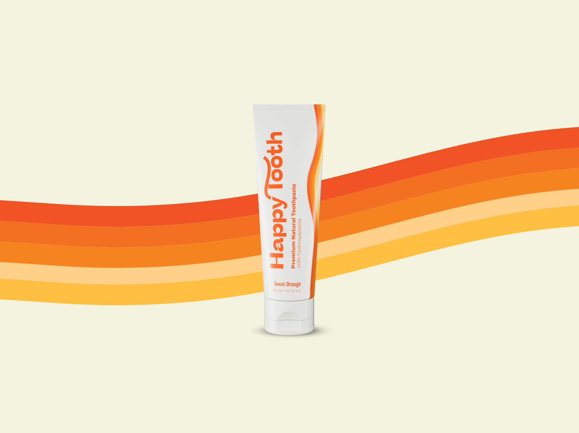 Travel Size Natural Hydroxyapatite Toothpaste: Vanilla Frosting