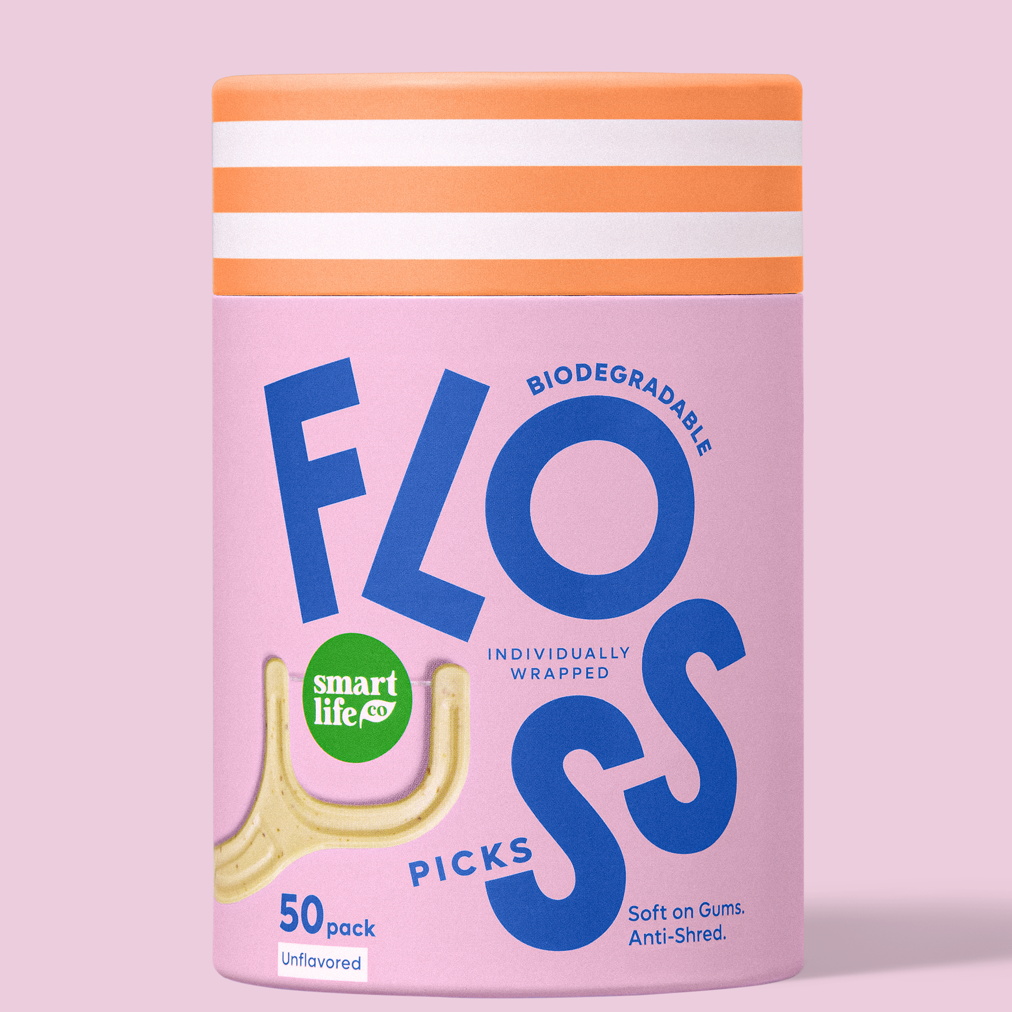 Individually Wrapped Floss Picks | 50 Pack: Mint